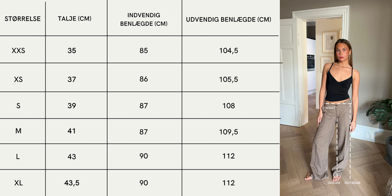 Størrelsesguide