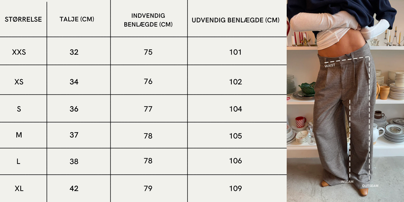 Størrelsesguide