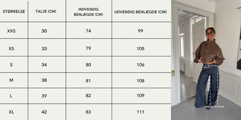 Størrelsesguide