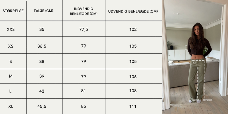 Størrelsesguide