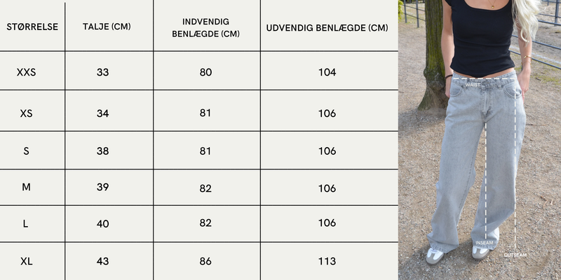 Størrelsesguide