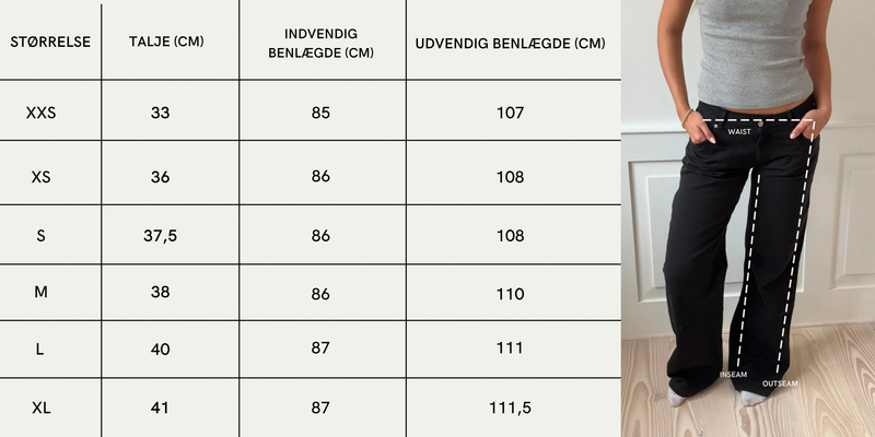 Størrelsesguide
