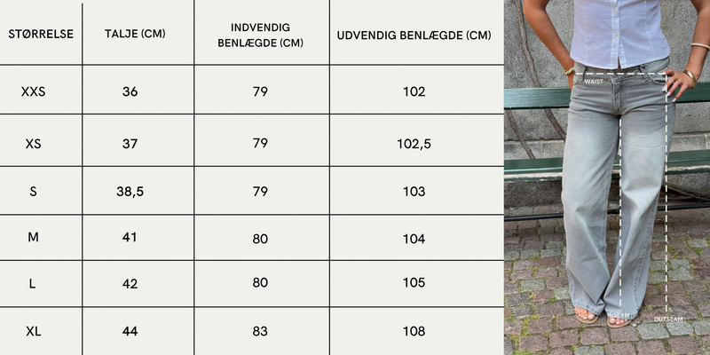 Størrelsesguide