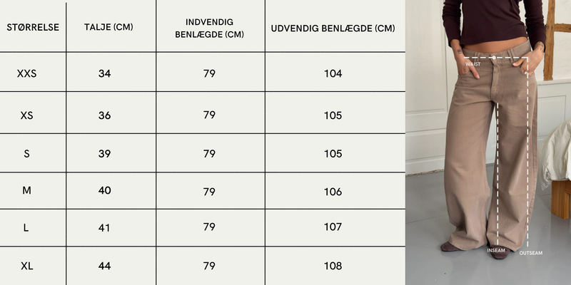 Størrelsesguide