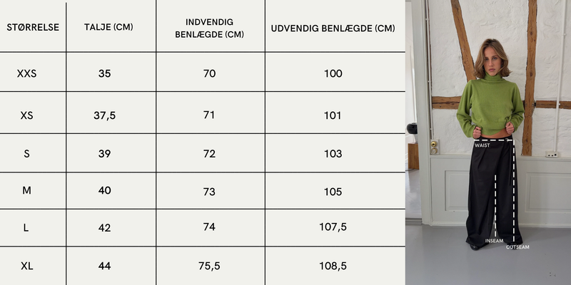 Størrelsesguide