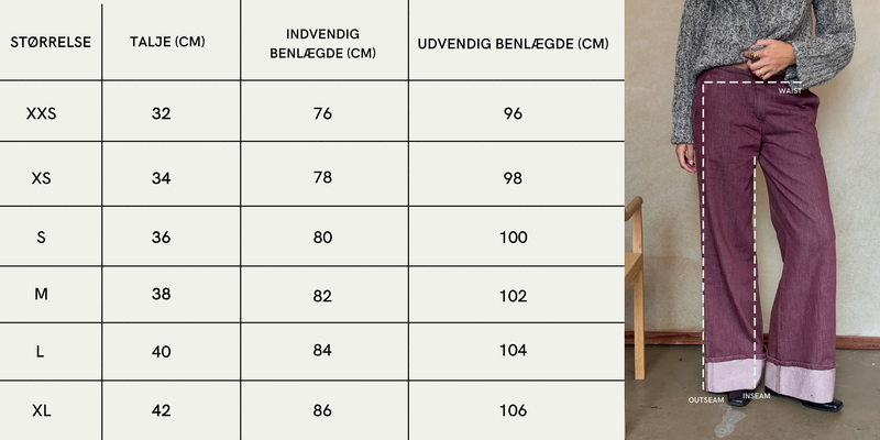 Størrelsesguide