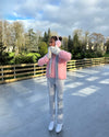 Jamilla mohair cardigan - Lyserød