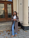 Alva oversized frakke - Taupe