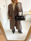 Alva oversized frakke - Taupe