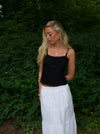 Bente blondetop - Sort