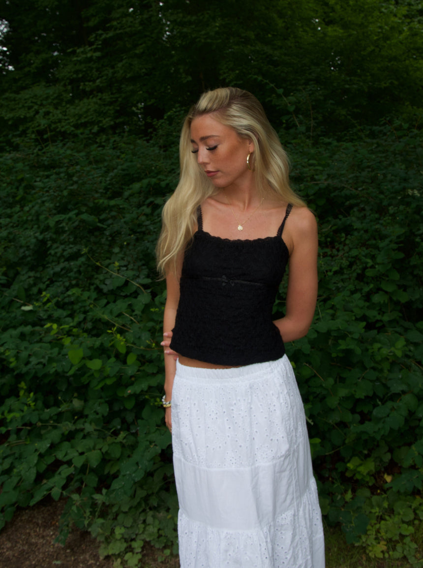 Bente blondetop - Sort