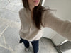 Jamilla mohair cardigan - Beige