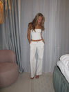 Uma suitbukser - Hvid
