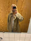 Josefine oversized trenchcoat - Mørk beige