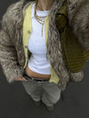 Jamilla mohair cardigan - Gul