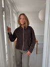Dalila ruskindsjakke - Brun