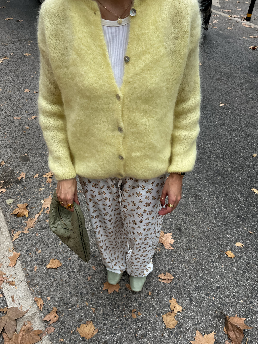 Jamilla mohair cardigan - Gul