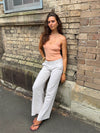 Herringbone bukser - Beige/hvid