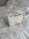 Honey lille toilettaske - Off white med bamser