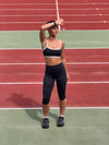 Elevate capri leggings - Jet black