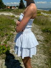 Lissy smockkjole - Hvid broderi