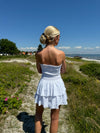 Lissy smockkjole - Hvid broderi