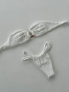 Eva bandeau bikini - Hvid