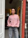 Jamilla mohair cardigan - Lyserød