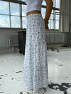 Mindy nederdel med blomsterprint