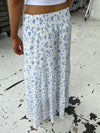 Mindy nederdel med blomsterprint