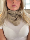 Gabi trekant tørklæde - Beige