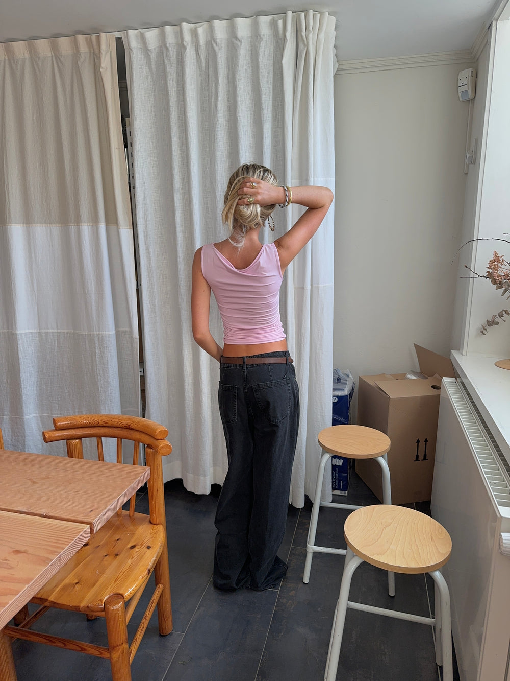 Audrey jeans - Sort