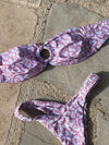 Paola bikini med mønster - Hvid/pink