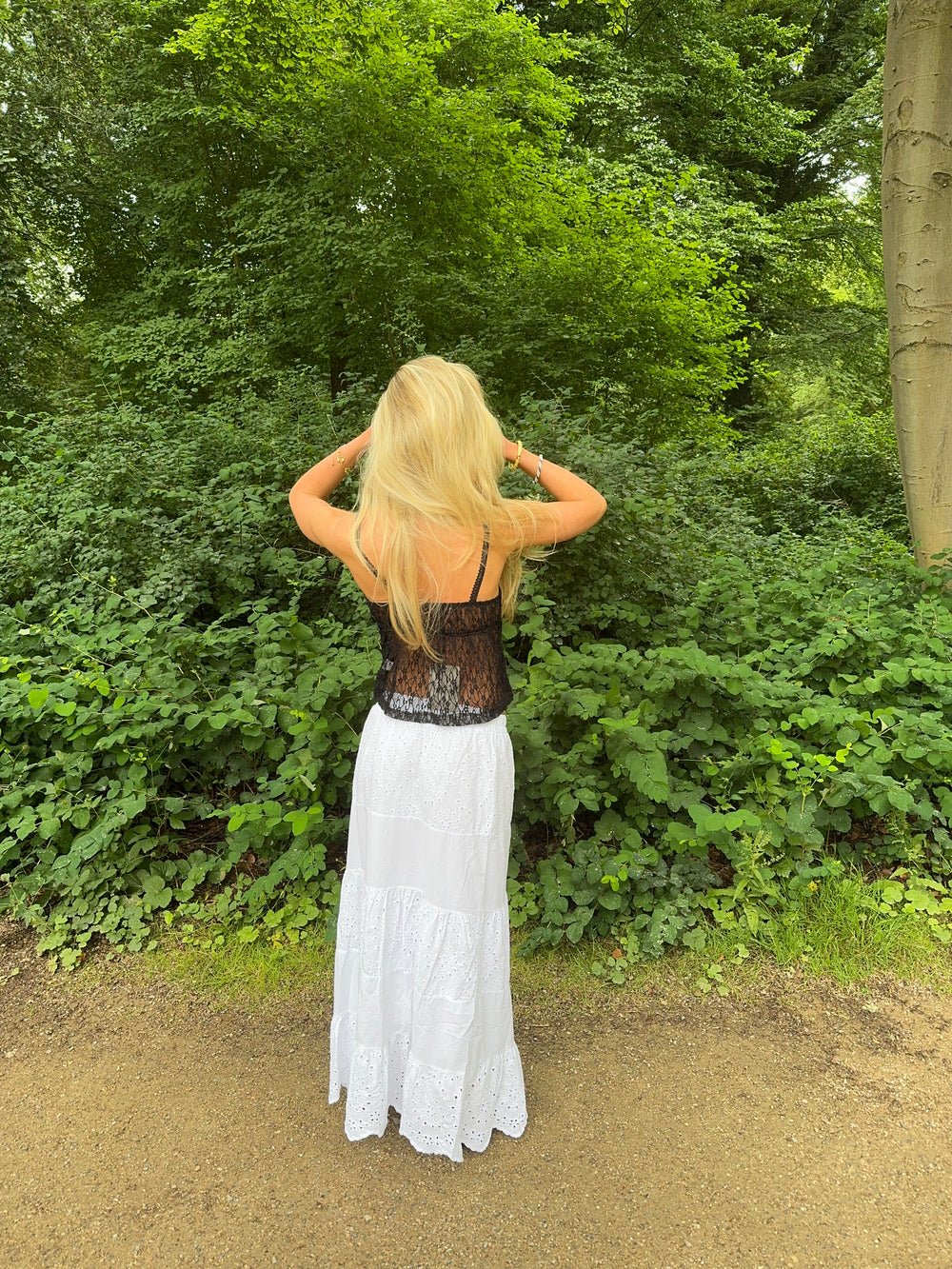 Bente blondetop - Sort