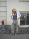 Audrey jeans - Sage grøn