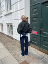 Star jeans med hvide stjerner - Mørk denim