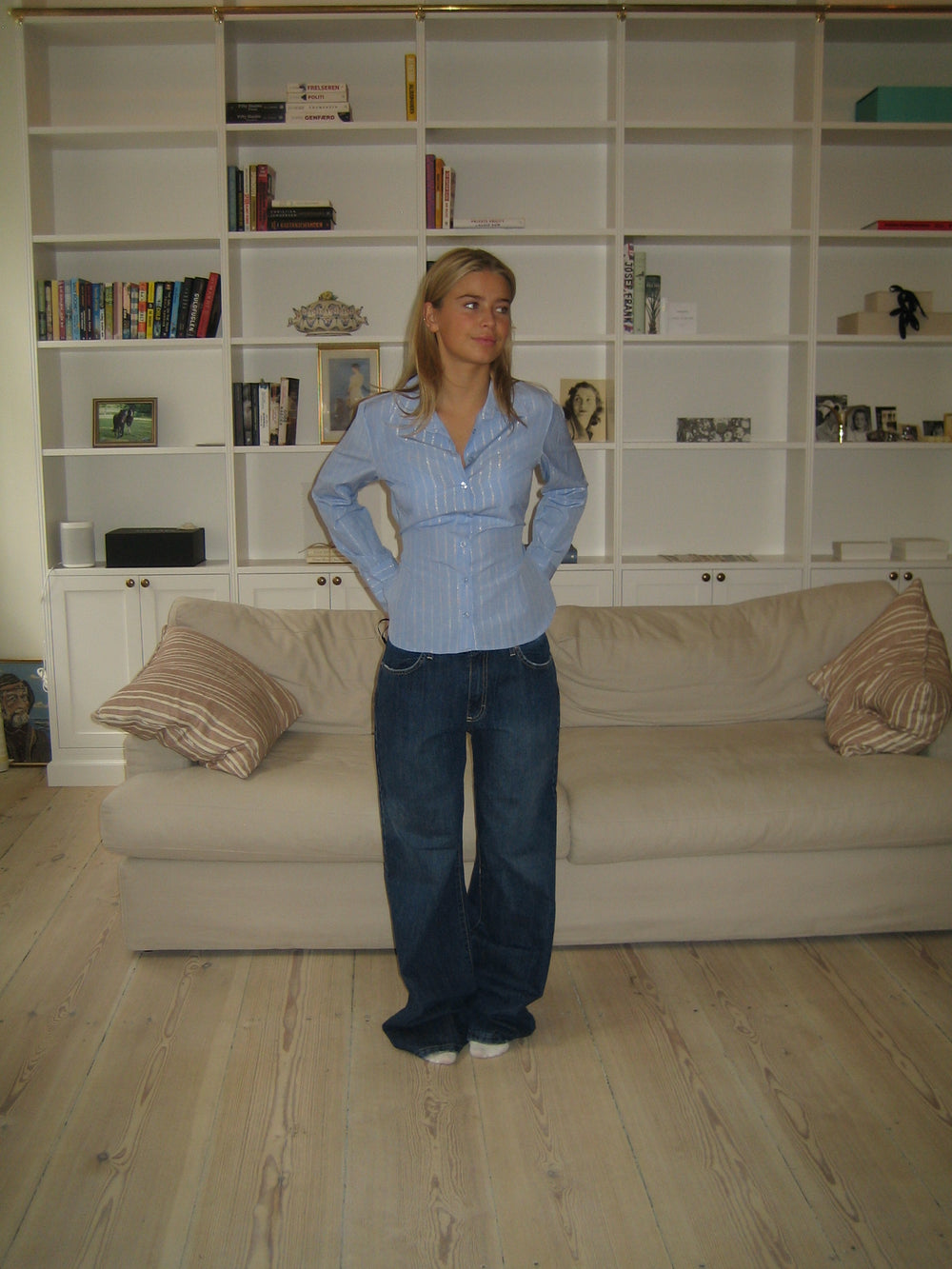 Samara jeans - Mørkeblå denim