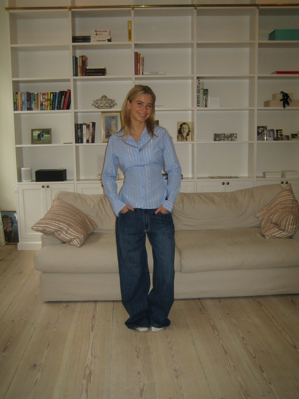 Samara jeans - Mørkeblå denim