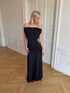 Sofia off shoulder kjole - Sort