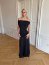 Sofia off shoulder kjole - Sort
