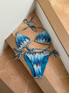 Breezy glitter bikini - Blå