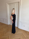 Sofia off shoulder kjole - Sort