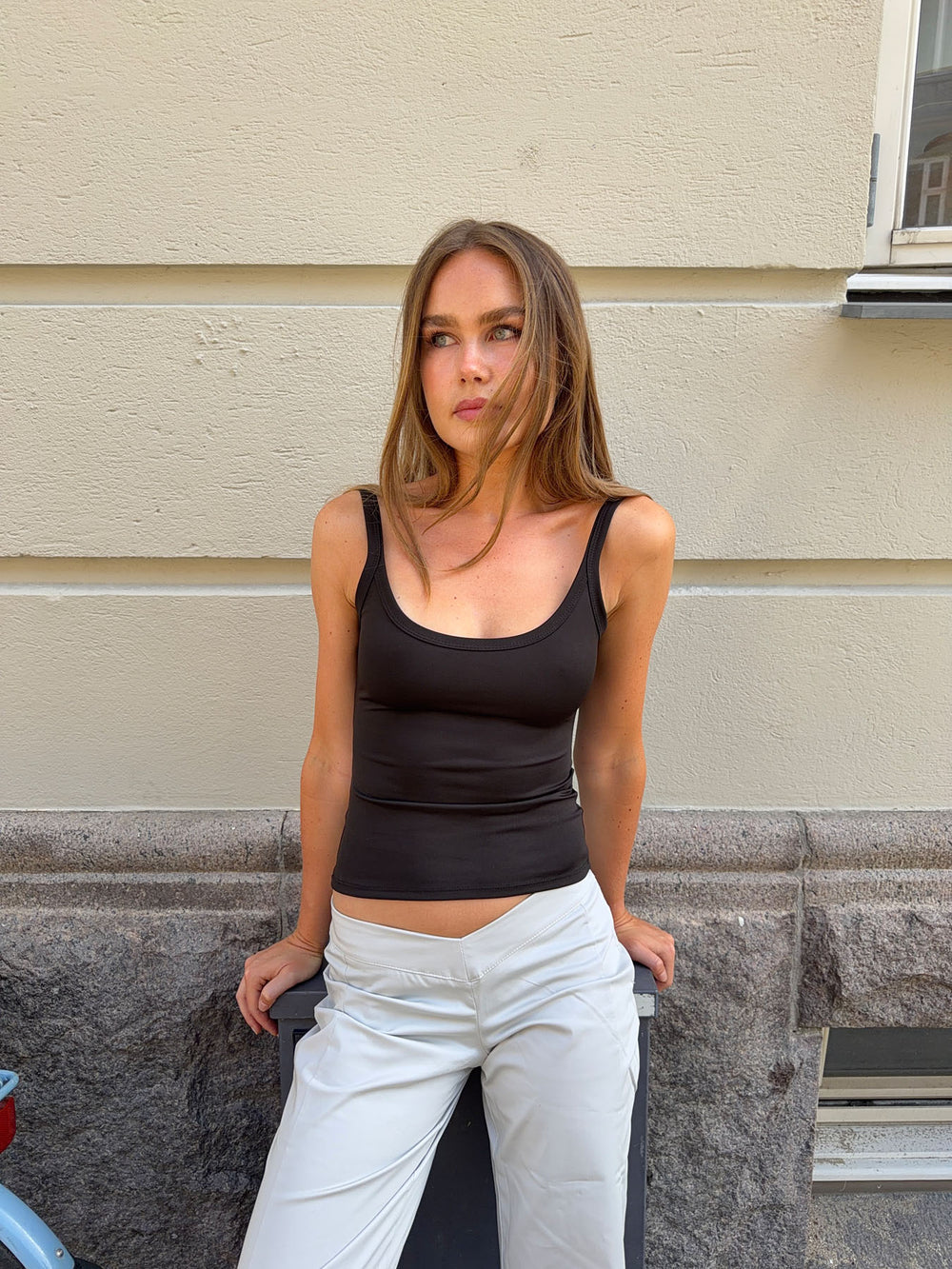 Svea tanktop - Sort