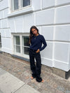 Star jeans med leopard stjerner - Sort