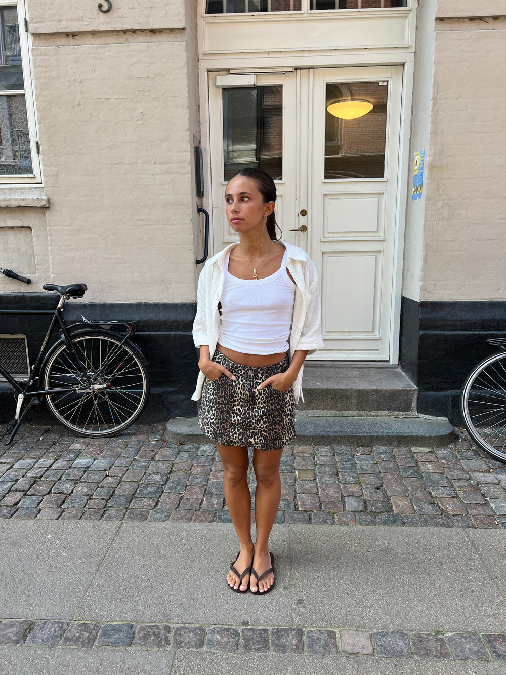 Emilla nederdel - Leopard