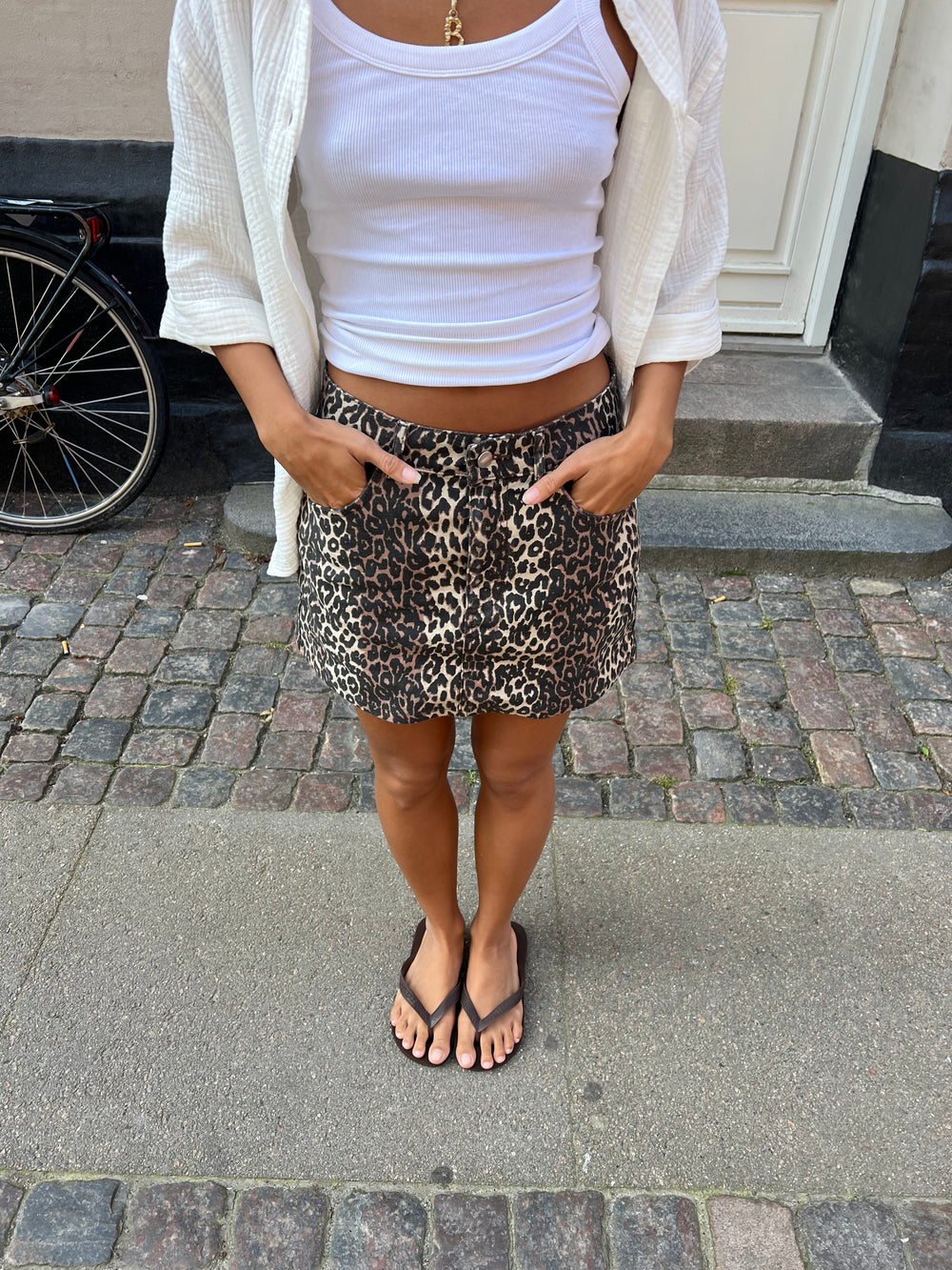 Emilla nederdel - Leopard