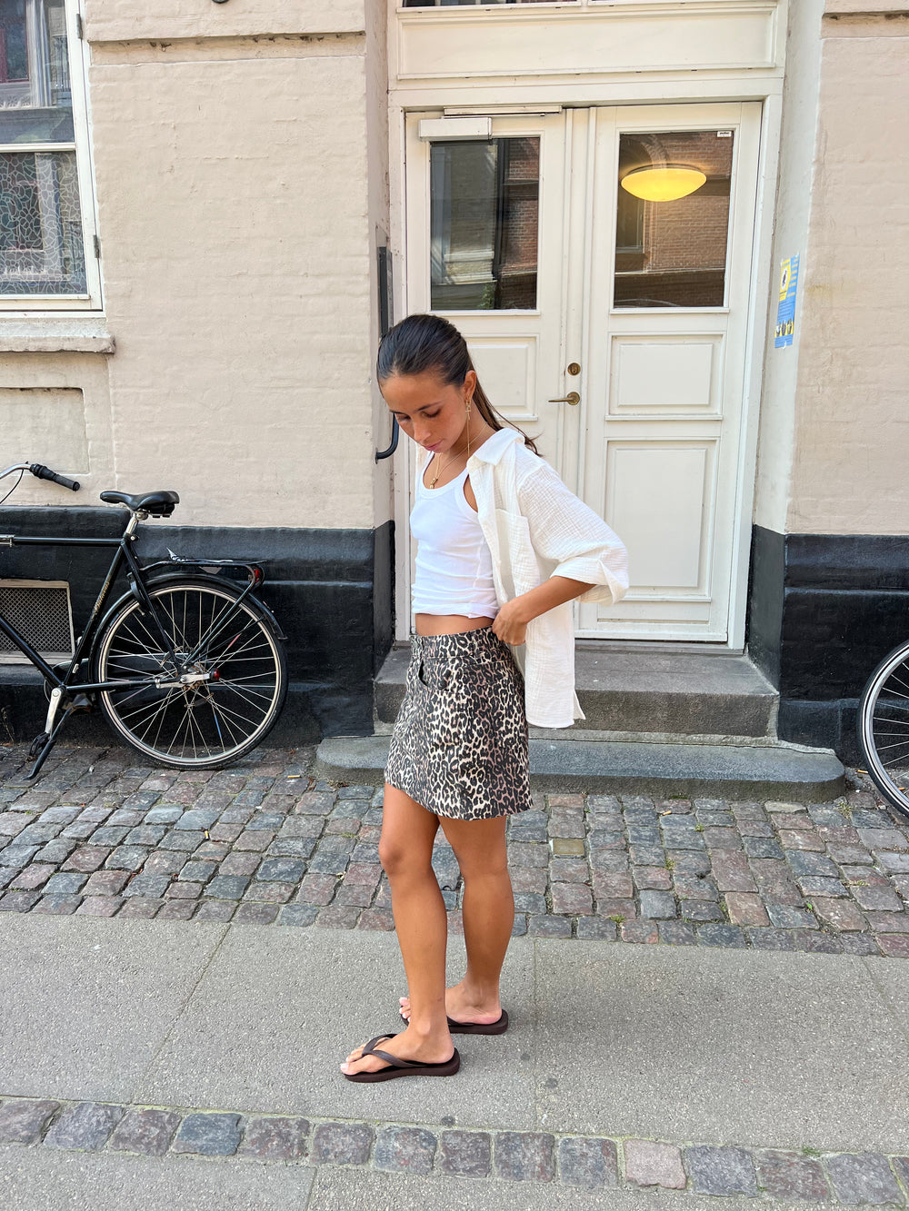 Emilla nederdel - Leopard