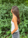 Bente blondetop - Hvid