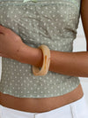 Lykke chunky armbånd - Varm beige