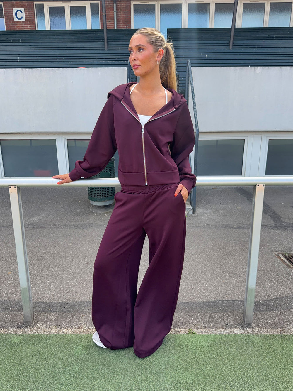 Kat sweatpants - Mørkelilla